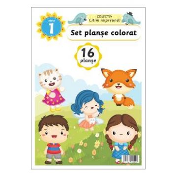 Set planse colorat - Clasa 1