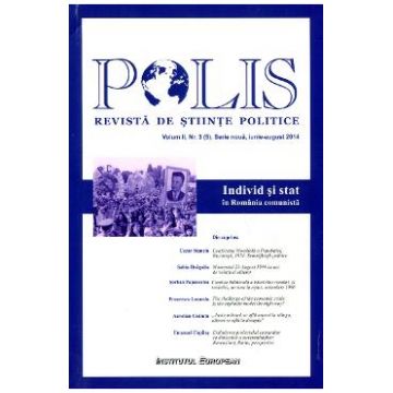 Polis Vol.2 Nr.3 (5) Serie noua iunie-august 2014. Revista de stiinte politice