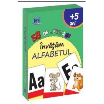 56 de jetoane: invatam alfabetul (5 Ani+)