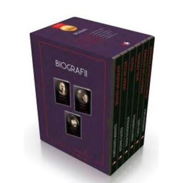 Set Biografii (6 Volume): Benito Mussolini, Adolf Hitler, Stalin, Mao Zedong, Ernesto Che Guevara, John Fitzgerald Kennedy