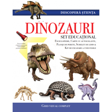 Descopera stiinta. Dinozauri. Set educational