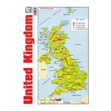 United Kingdom - Uk Physical Map