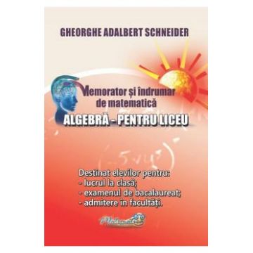 Memorator algebra pentru liceu - Gheorghe Adalbert Schneider