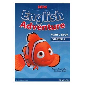 New English Adventure Pupil's Book Starter A and DVD Pack - Regina Raczynska, Cristiana Bruni