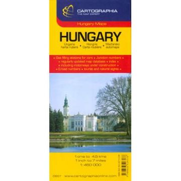 Ungaria. Hungary. Harta Rutiera
