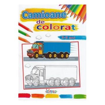 Camioane de colorat
