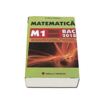 Bacalaureat 2018 - Matematica M1