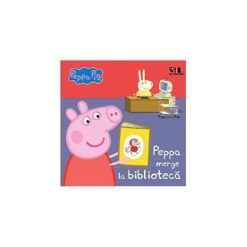 Peppa Pig: Peppa merge la biblioteca (editie cartonata)