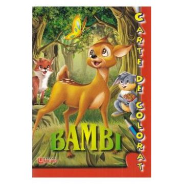 Bambi. Carte de colorat