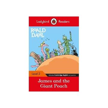 Ladybirds readers level 2 roald dahl james and the gigant peach