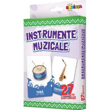 Instrumente muzicale. 27 de cartonase