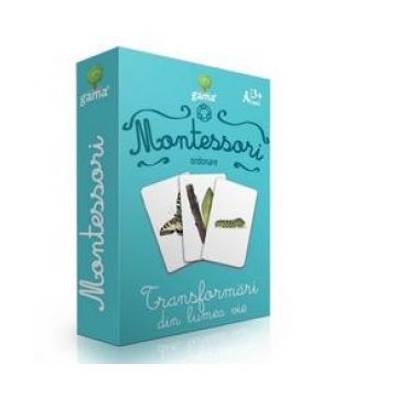 Carti de joc Montessori - Transformari din lumea vie