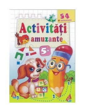 Activitati amuzante. Catelusul. 54 autocolante 5 ani+