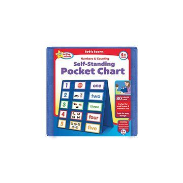 Active Minds - Numbers & Counting Self-Standing Pocket Chart