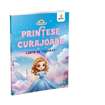 Printese curajoase. Carte de colorat