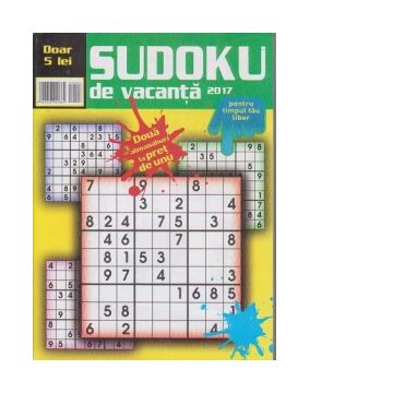 Sudoku de vacanta 2017