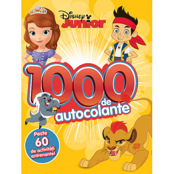 Disney Junior. 1000 de autocolante. Peste 60 de activități antrenante